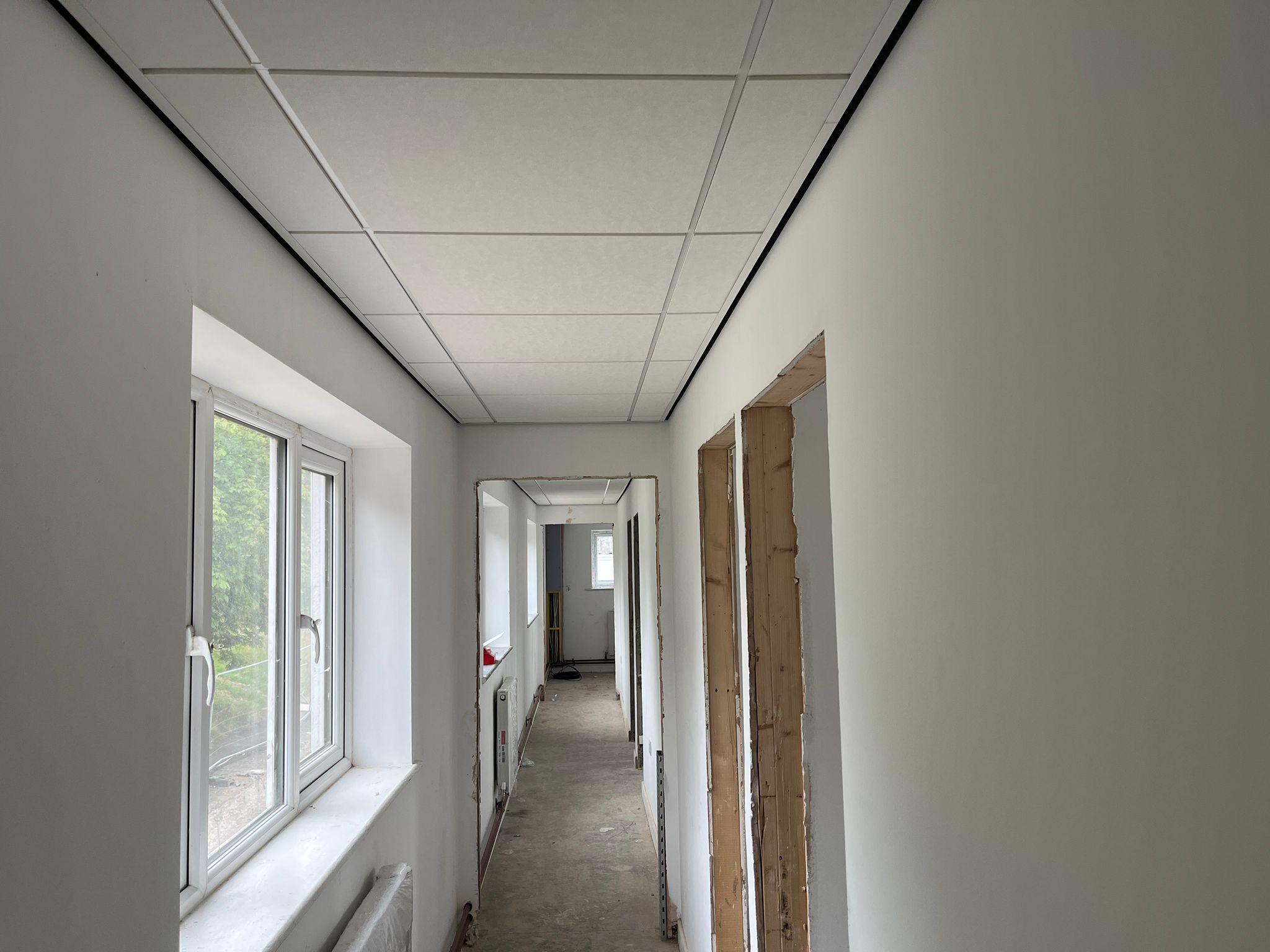 Completed corridor